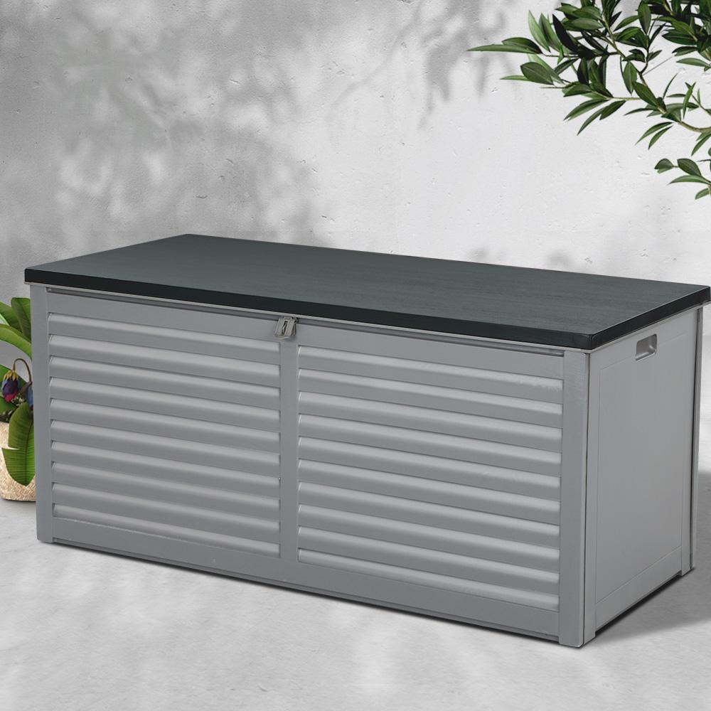 Gardeon Outdoor Storage Box 490L Bench Seat Indoor Garden Toy Tool